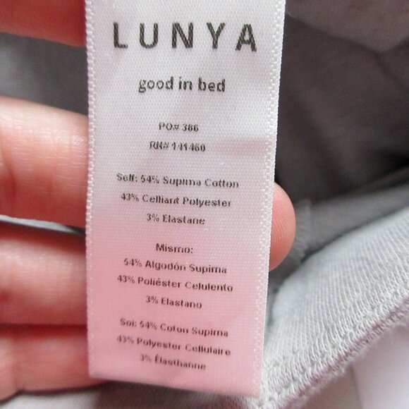 Lunya Good in Bed Women's Pull On Restore Pocket Leggings Stretch Gray XS 200 - Picture 4 of 12